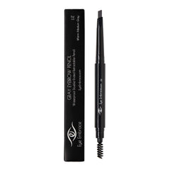 Eye Embrace Liz spoolie brush blend enables seamless brow grooming.