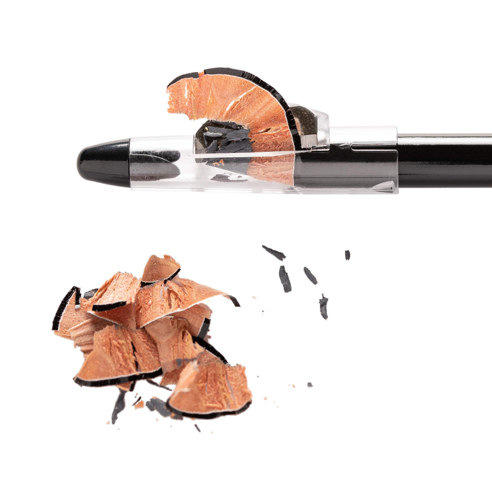 Eye Embrace waterproof formula visible on the brow for long-lasting, smudge-resistant definition.