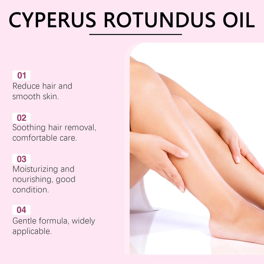 EZBNG Cyperus Rotundus Oil ingredients include jojoba rosehip and almond.