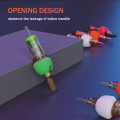 EZTAT2 needle set in action with controlled ink flow
