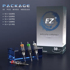 EZTAT2 RS needle set 1203RS–1211RS, precise control for shading and lining.