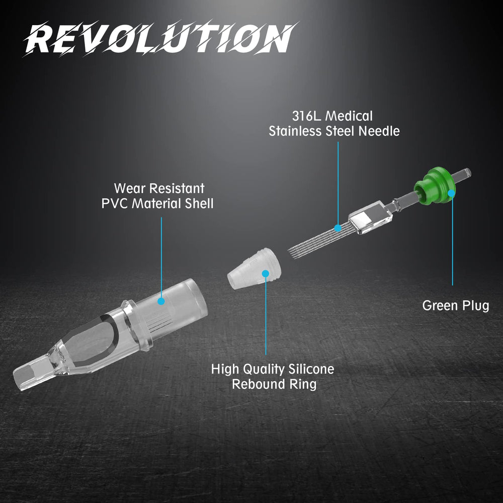 EZTAT2 Revolution cartridge membrane inside for consistent needle alignment.