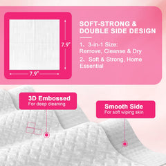 FACEMADE skin-friendly towels are soft and lint-free for irritation-free use