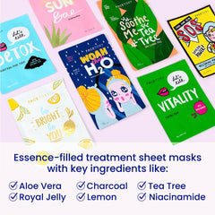 FACETORY ceramide aloe tea tree essence bottle close-up for skin hydration.