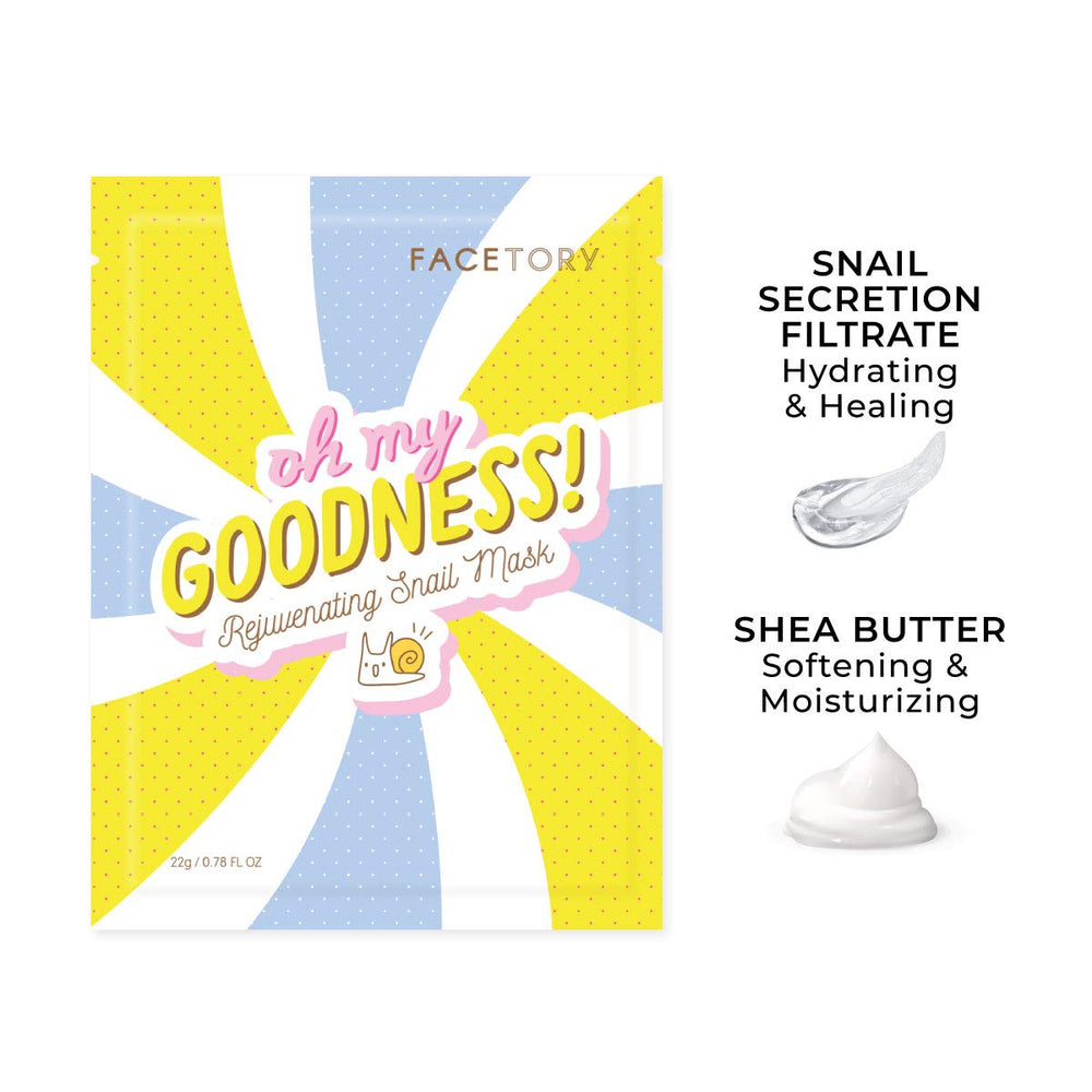 FACETORY Soft-form-fitting sheets hugging the face for even essence spread
