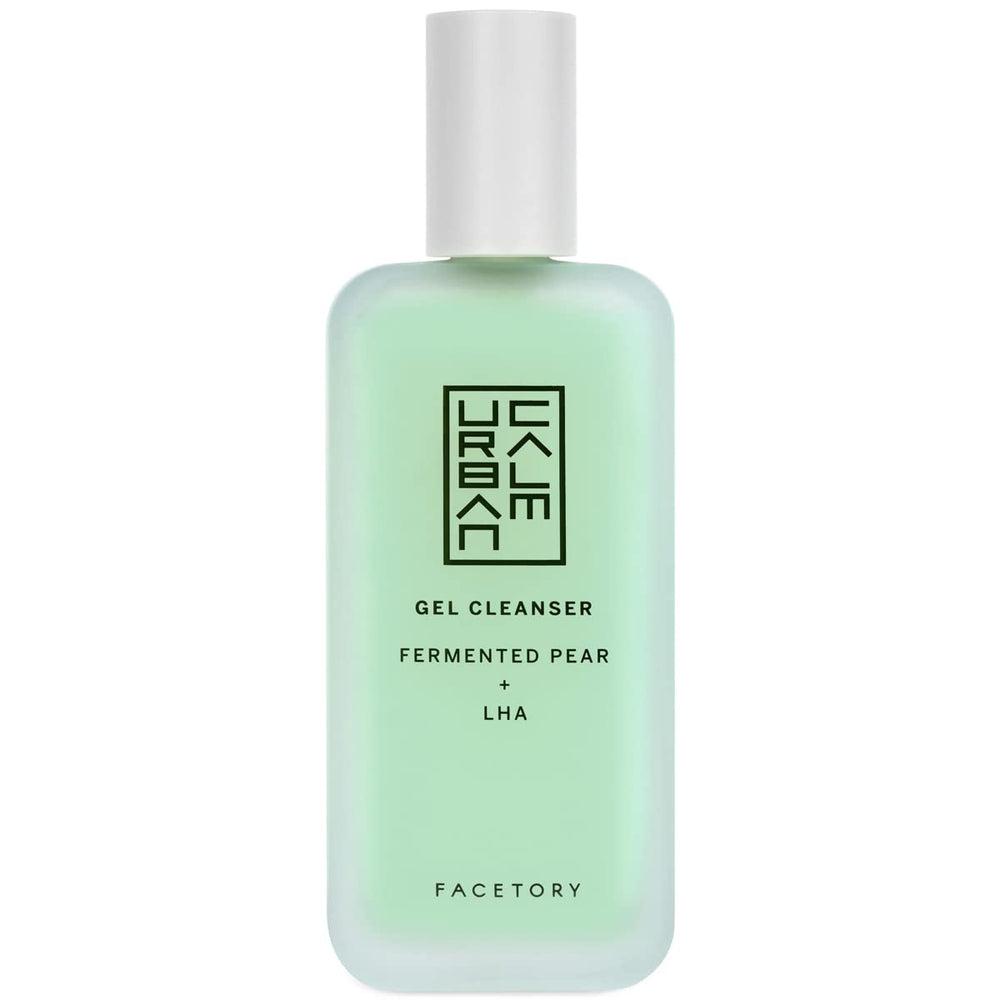 FACETORY Urban Calm Hydrating Face Wash bottle closeup for gentle daily cleansing.