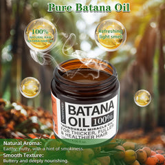 Fadelo Batana Oil frizz and gloss shot on hair.