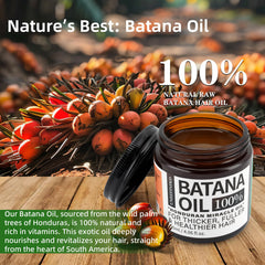 Fadelo Batana Oil application shot showing easy hair massage.