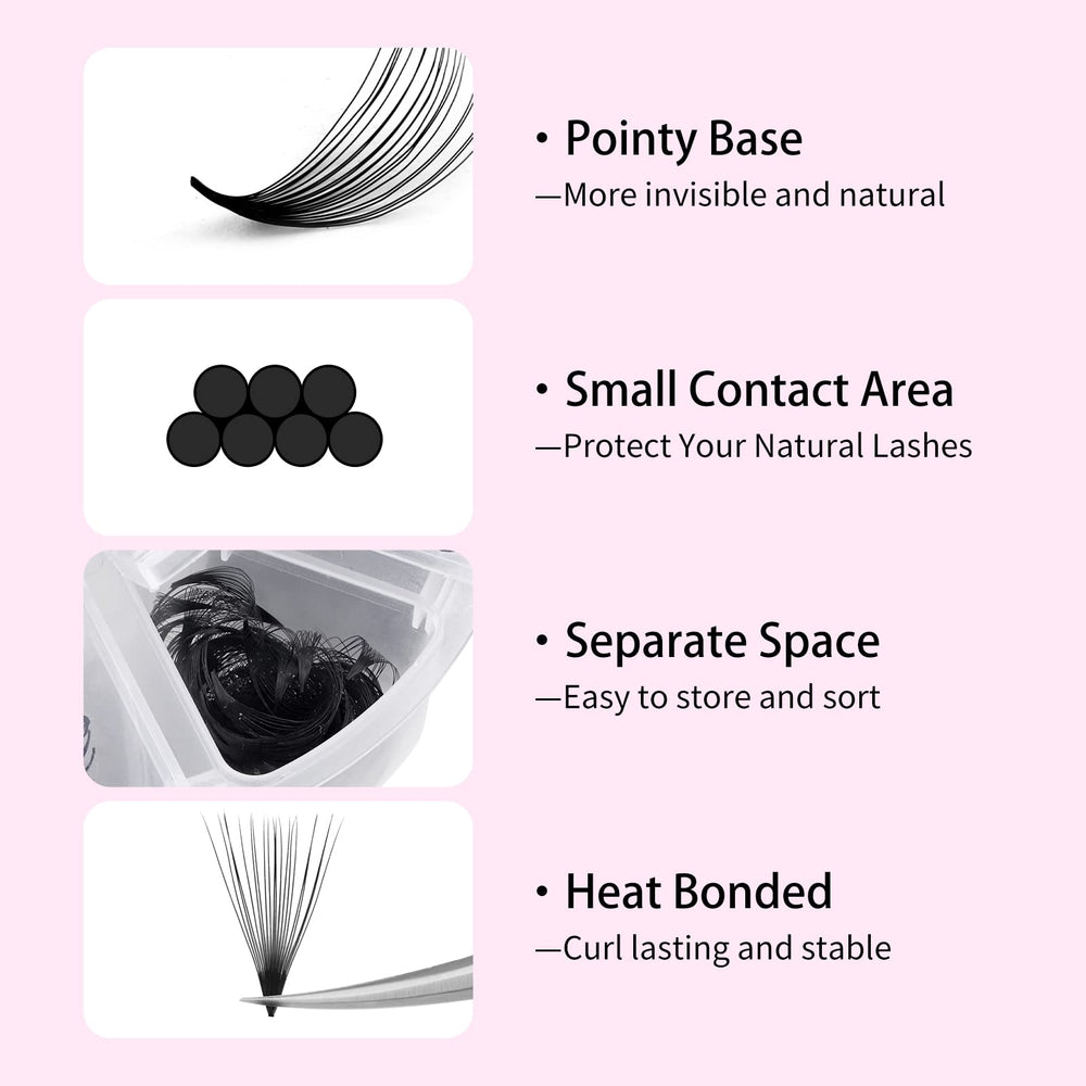 FADLASH 20D-0.07C premade fans deliver dramatic volume with precise shapes.
