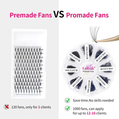 FADLASH color-mix premade fans offering versatile looks and customization.