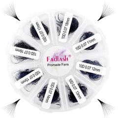 FADLASH 1000-fans tray close-up for quick, neat eyelash application