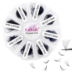 FADLASH loose fans with easy application for faster lash extensions.