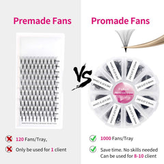 FADLASH mixed-tray premade fans for versatile sets