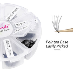 FADLASH premade fans with thin base for comfortable wear