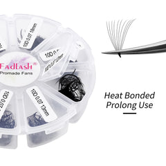 FADLASH premade fans with thin base for comfortable wear
