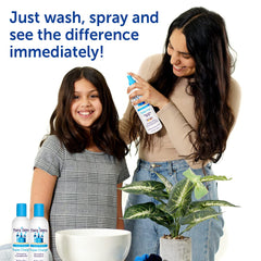 Close look at Fairy Tales label emphasizing sulfate- and paraben-free formula