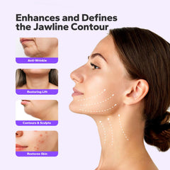FairyFace V-Line chin patch close-up, hydrogel hydration for the chin area.