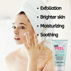 Faith in Face AHA Peel So Good texture-gel highlights silky exfoliating formula for even skin tone