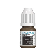 FAMISOO PMU eyebrow pigments bottle in ash brown long lasting color option