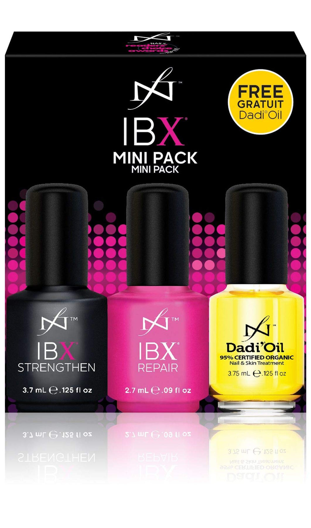 Famous Names IBX Repair bottle supporting nail resilience and nourishment