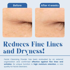 FANCL texture close-up reveals rice-starch and agar particles lifting impurities
