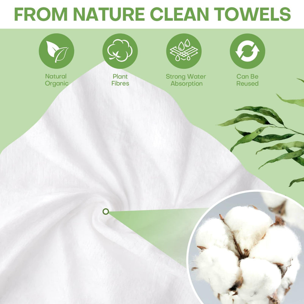 Fancyou eco-friendly disposable towels in biodegradable packaging for sustainable travel