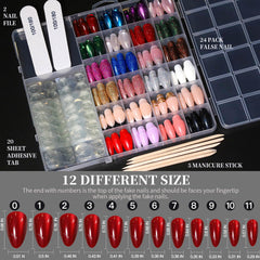 Fandamei compact clip-on box keeps all nails organized and portable.