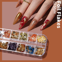 FANDAMEI ultra-thin sequins in 12 shapes for delicate patterns