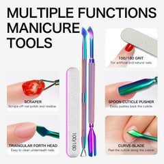 Fanisn safe nail care setup on a clean desk for DIY removal.
