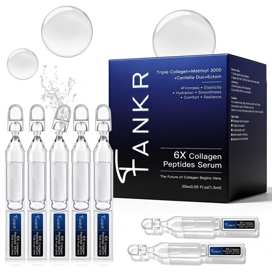 Fankr 6X Collagen Serum bottle front for premium hydration