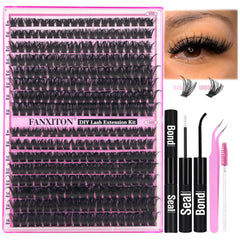 FanXiton DIY lash kit box ready for at-home lash upgrades