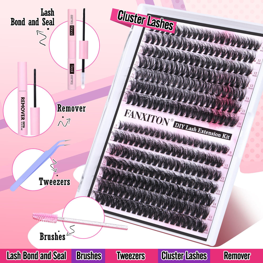 FANXITON lash cluster remover for easy, clean removal.