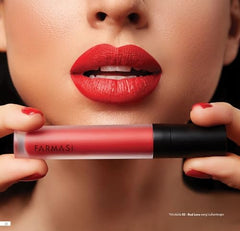 Farmasi lipstick formula with avocado oil and vitamin E.