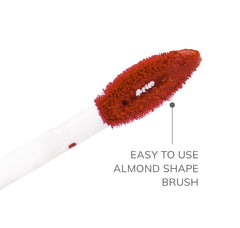 Farmasi Matte Liquid Lipstick lip swatch showing rich matte color.