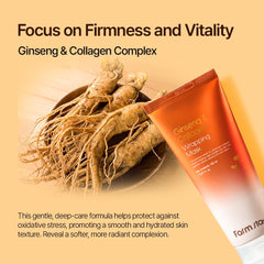 FARMSTAY Ginseng Collagen mask application brush providing hygienic coverage