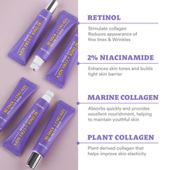 Farmstay Niacinamide Eye Serum Roller brightens and evens the eye area.