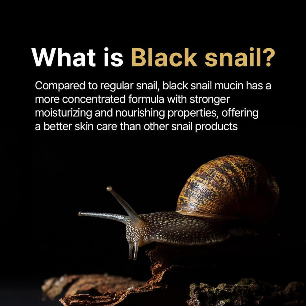 FarmStay snail mucin ingredient visual showing nourishing formula.