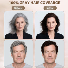 Farndu Dark Brown Hair Dye Shampoo natural ingredients nourish scalp.