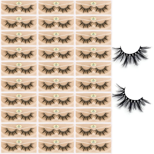 FARRED 3D A02 lashes in individual boxes for easy storage and quick selection.