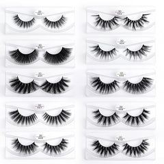 FARRED cotton-band lashes display a flexible band for easy application.