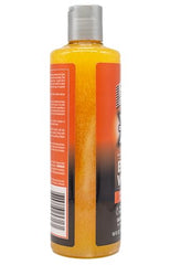 Fast Orange Grease X Body Wash pump-dispense showing exfoliating beads for skin scrubbing