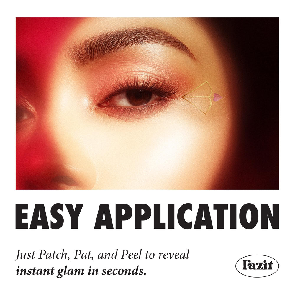 Fazit Cupid Bow Eye Wings patches feature water resistance for active days.