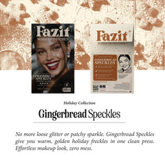 Fazit festival-ready speckles patch adds whimsy for concerts and beach days.