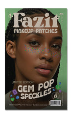 Fazit Gem Speckles patch adds glittery accents for a quick party-ready look.