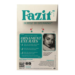 Fazit glitter speckles close-up shows vibrant color for events.
