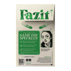 Fazit makeup patches close-up glitter shows long-lasting sparkle for events