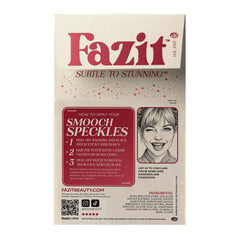 Fazit Smooch Speckles patch on skin for quick glitter accents