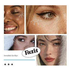 Fazit Snowflake Eye Rays packaging display highlights easy application