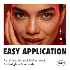 Fazit waterproof candy cane speckles patches for poolside looks.