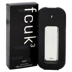FCUK 3 fragrance bottle front view, ideal for casual wear